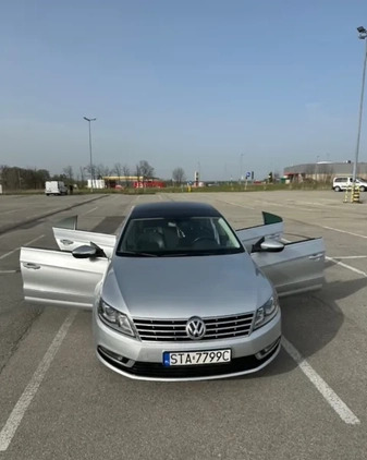 Volkswagen CC cena 44900 przebieg: 228000, rok produkcji 2012 z Braniewo małe 254